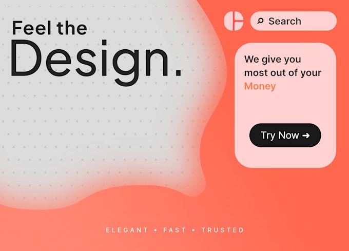 design a modern clean website