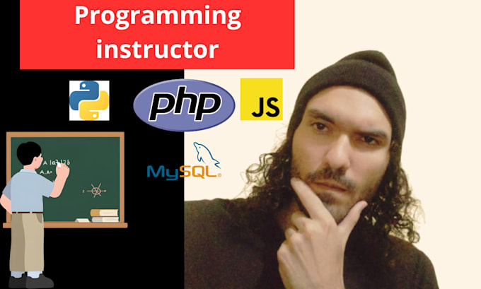 php, sql, python, javascript and laravel programming classes