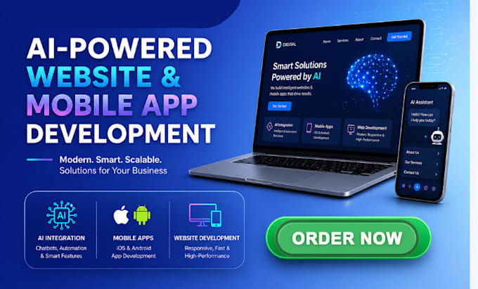 build an ai powered mobile app, web app, or saas platform