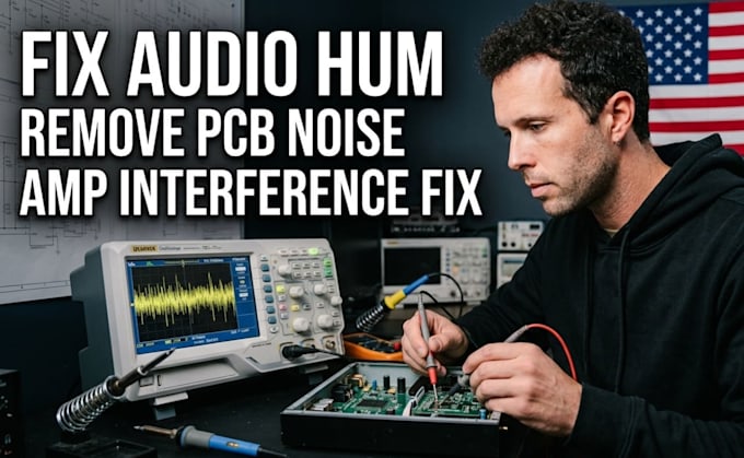 fix hum noise and interference in your audio amplifier pcb