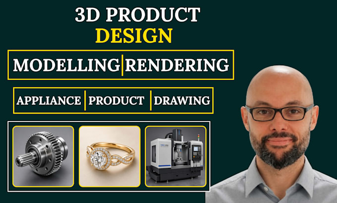 create photorealistic 3d product rendering and 4k animation