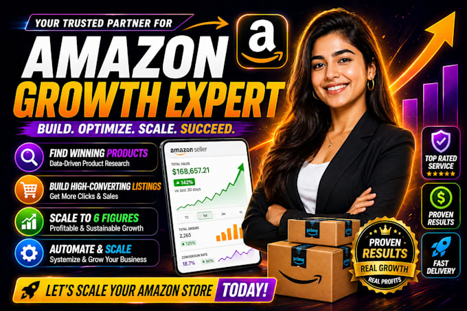 be your exprt amazon fba store manager, amazon virtual assistant