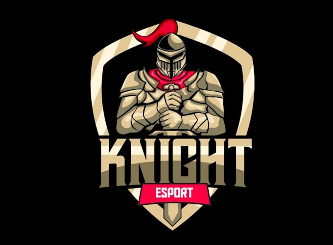 create modern style for knight mascot logo design service