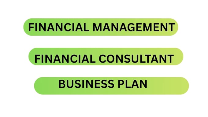 do financial consultation, financial modeling