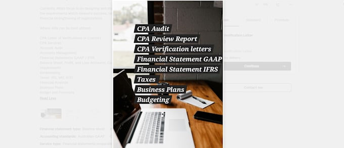 write CPA verification letter, CPA review, CPA audit