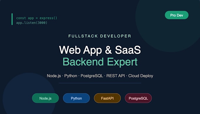 build a scalable fullstack web app