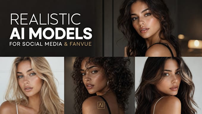 Create a realistic ai avatar for fanvue, instagram, onlyfans and tiktok ...