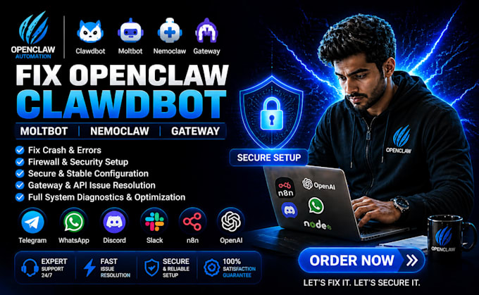 fix openclaw clawdbot moltbot nemoclaw gateway crash firewall secure setup