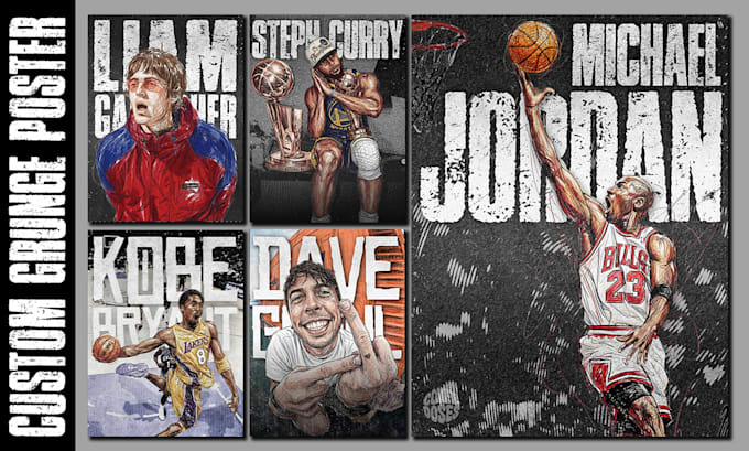 create custom grunge poster design from your photo