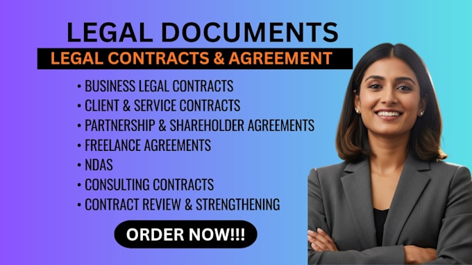 be your professional lawyer for contracts