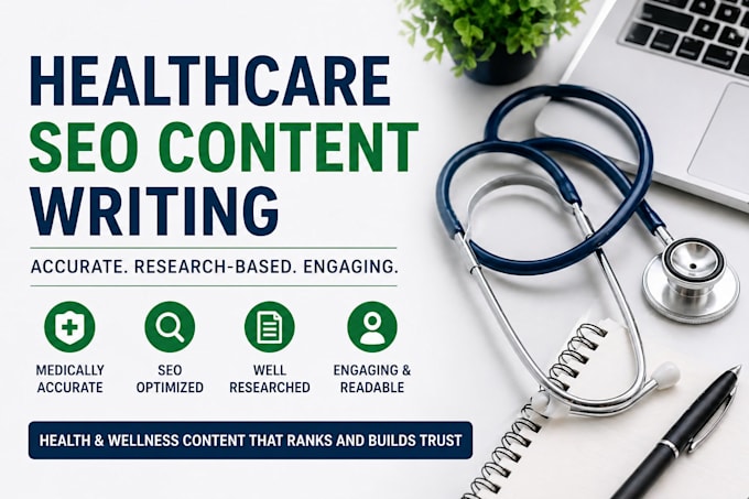 write SEO optimized healthcare and wellness blog articles