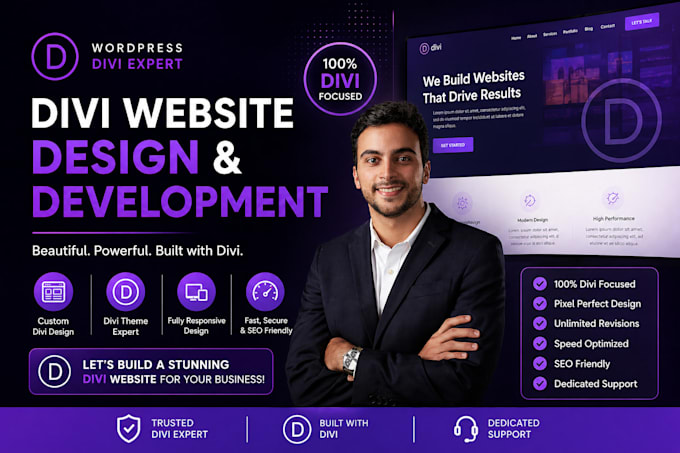 design divi wordpress website, divi expert, redesign wordpress
