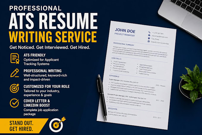create ats friendly resume for professionals