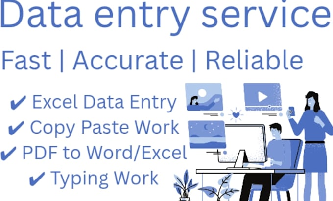 do data entry fast and accurately