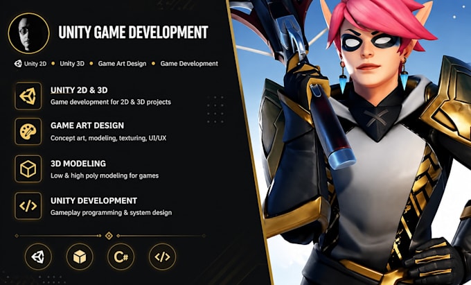 unity 2d,unity 3d game art design, unity game development