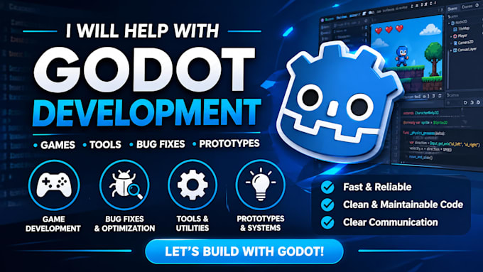 create custom godot game systems and mechanics using gdscript for indie games