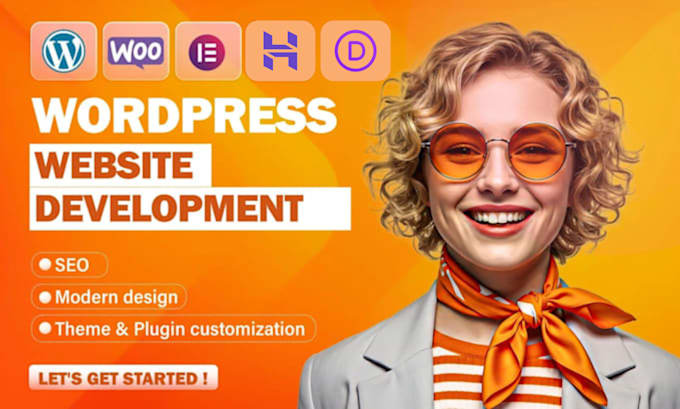build, design or redesign wordpress website development with elementor pro divi