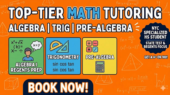 tutor you in algebra and trigonometry