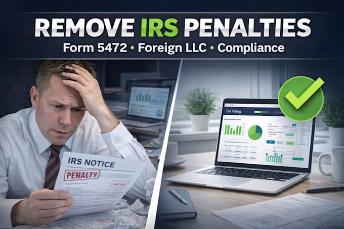 remove irs penalties for form 5472 and foreign owned llc