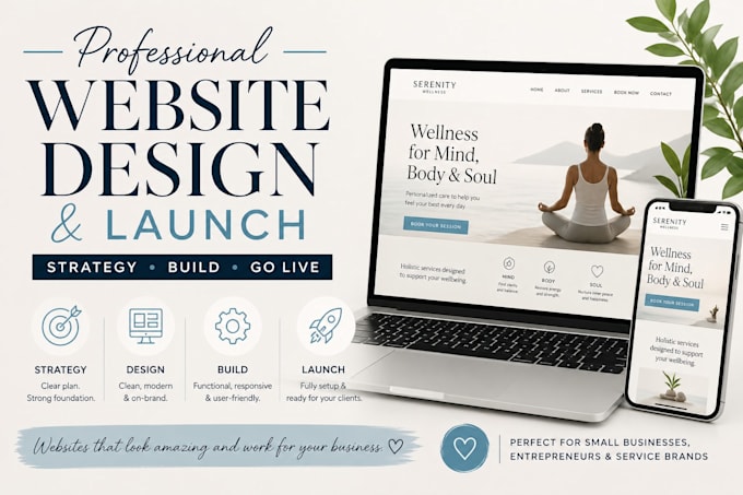 design your godaddy website from start to launch