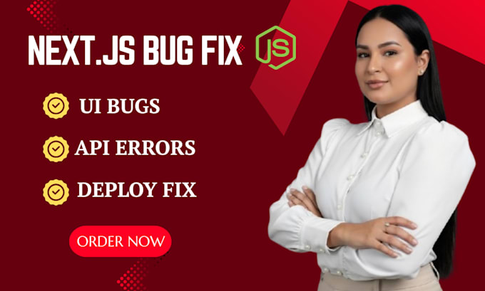 fix next js bugs, node js issues, and vercel deploy errors