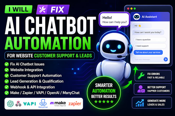 build an ai chatbot for website customer support and lead generation using gpt4