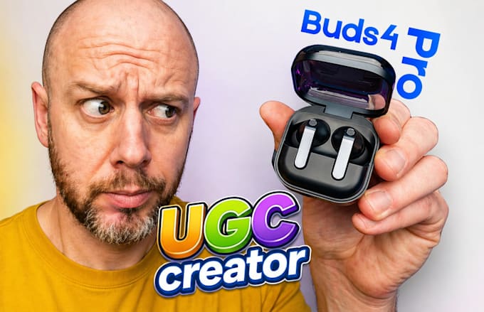 be your professional male ugc creator for tech products and apps