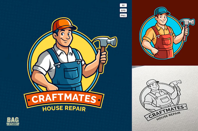 do high quality professional building, contractor logo