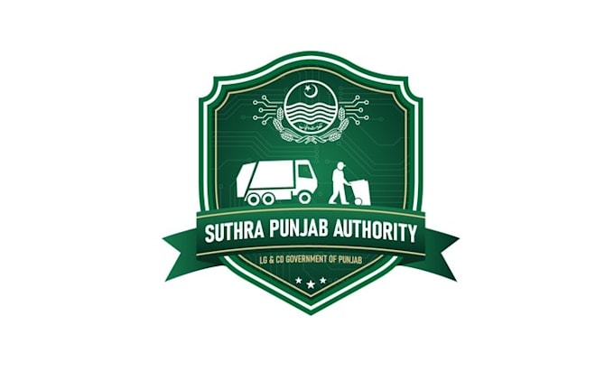design unique cleaning punjab authority logo