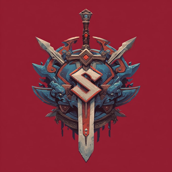 design an animated fantasy, rpg, mmorpg, sci fi game logo