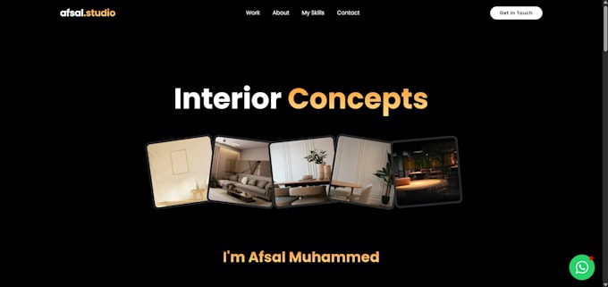 develop a modern responsive landing page using next js