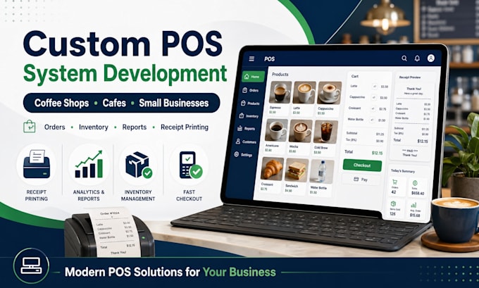 build a custom pos system for coffee shops