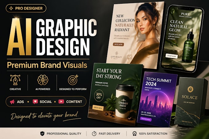 create premium graphic design ai enhanced motion graphics