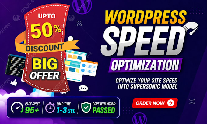 speed up wordpress website and increase page speed optimization