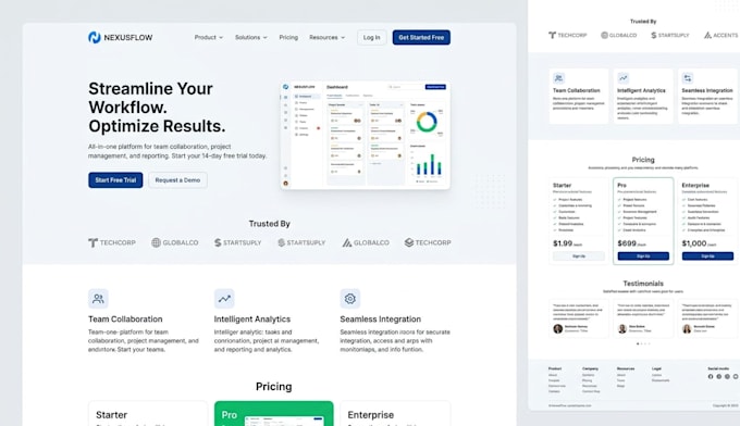 design saas website UI UX with best practices