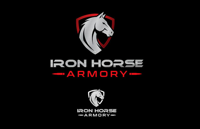 design forge mark iron horse logo