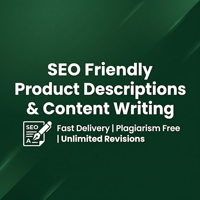 seo friendly product descriptions and content