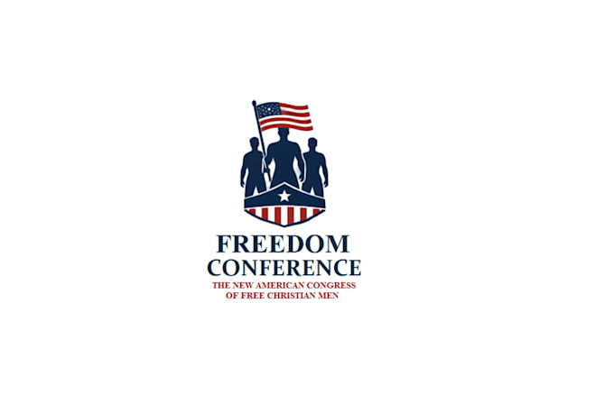 design unique freedom conference logo