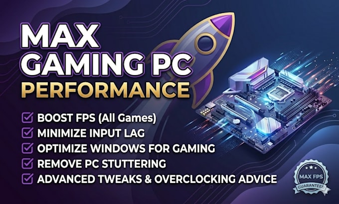 professionally optimize your PC for gaming and boost fps