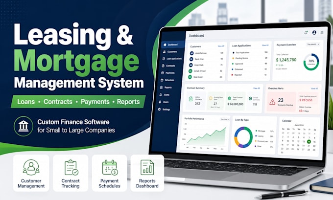 develop a loan, leasing, and mortgage management software