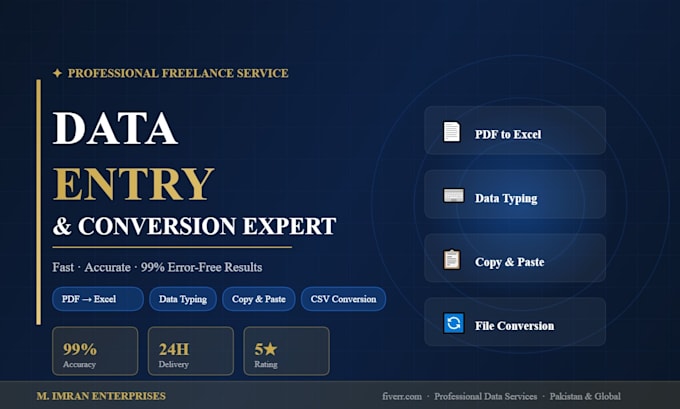 do fast accurate and error free data entry