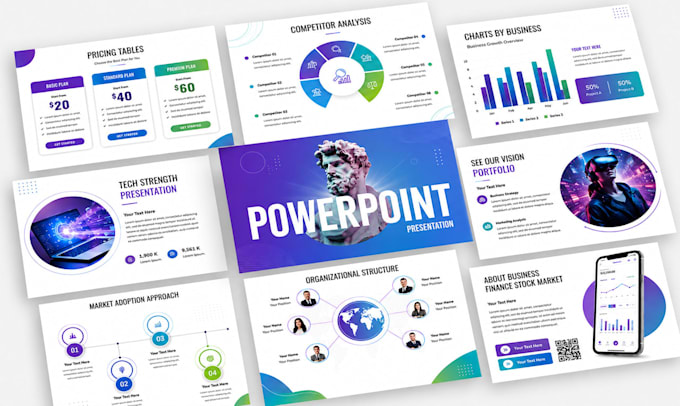 design sales pitch deck and powerpoint presentation