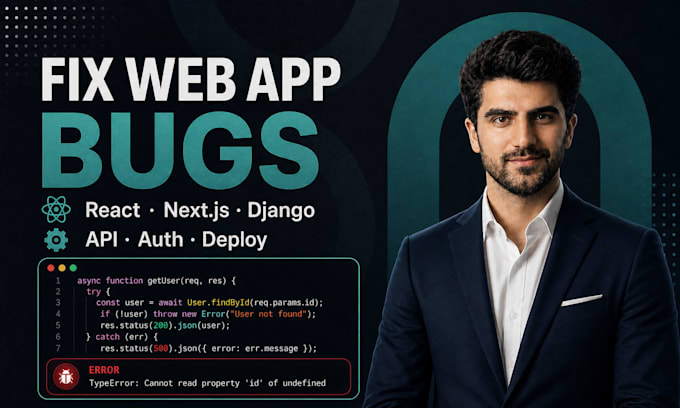 fix react nextjs django and node bugs