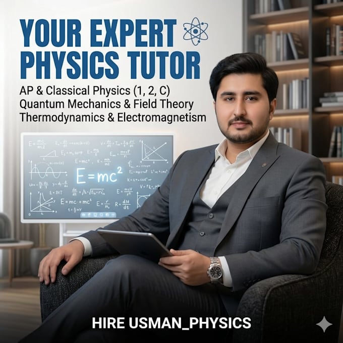 be your expert physics tutor for ap physics, quantum, and classical mechanics