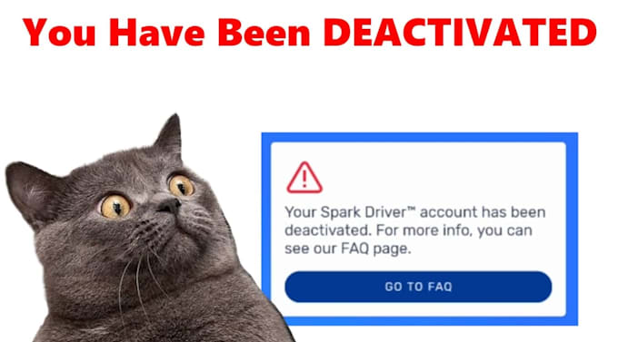 reactivate uber driver, uber eat, walmart spark deactivated