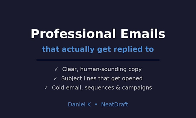 write cold emails and email sequences that convert