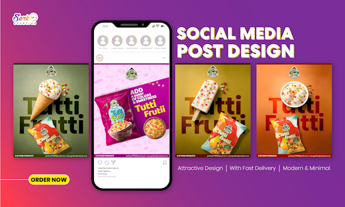 create social media posts, facebook instagram image