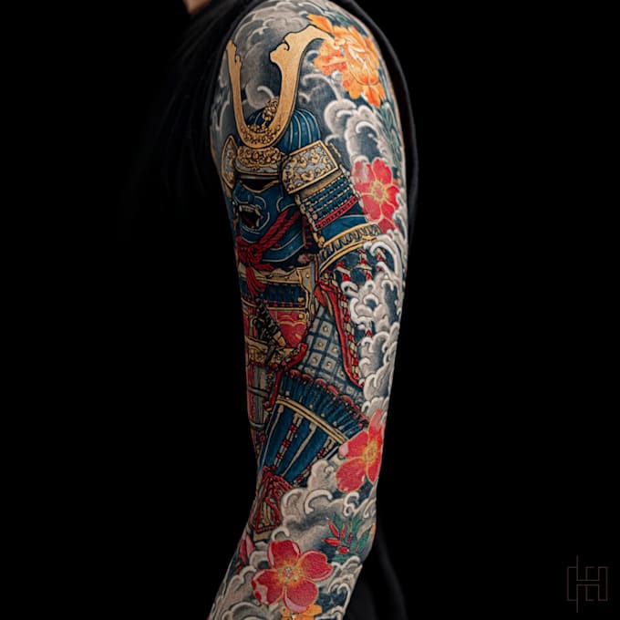design a tattoo in japanese style