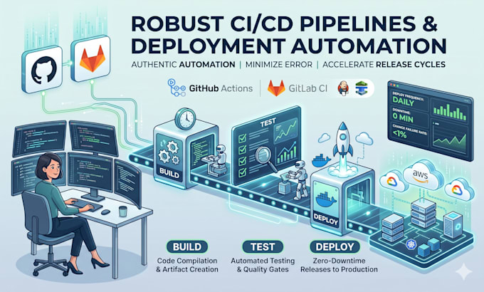 build robust cicd pipelines for zero downtime deployments