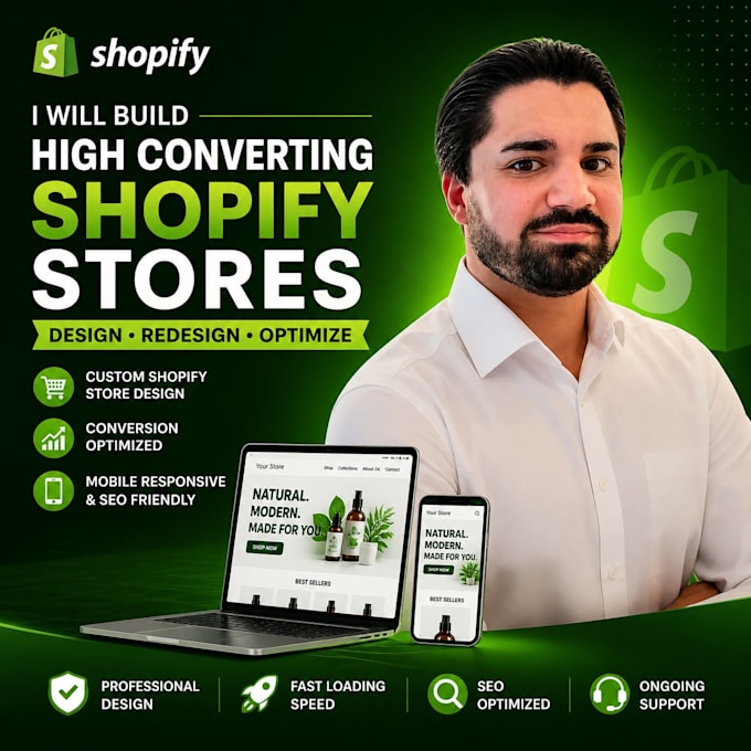create a professional shopify store